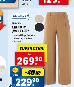 Lidl Kalhoty nabídka