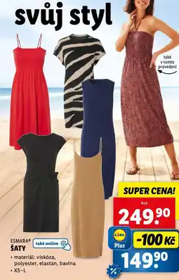 Lidl Šaty nabídka