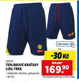Lidl Teplákové kraťasy nabídka