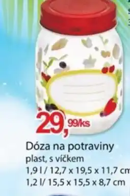 TEMPO Dóza na potraviny plast, s víčkem nabídka