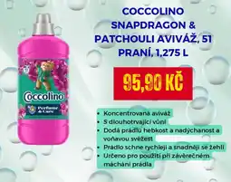 Drogeo Coccolino snapdragon & patchouli aviváž nabídka