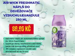 Drogeo Air wick freshmatic náplň do osvěžovače vzduchu levandule nabídka