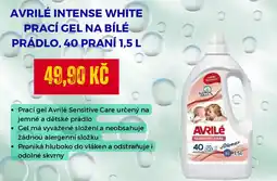 Drogeo Avrilé intense white prací gel na bílé prádlo, 40 praní nabídka