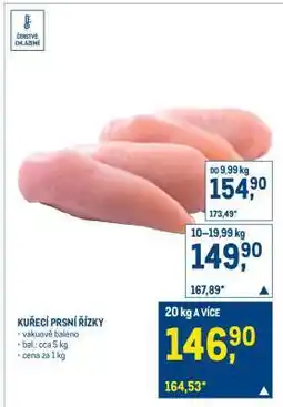 Makro Kuřecí prsní řízky nabídka