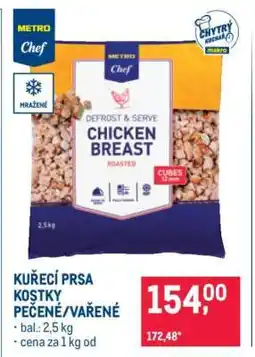 Makro KUŘECÍ PRSA KOSTKY PEČENÉ/VAŘENÉ nabídka