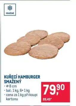 Makro Kuřecí hamburger smažený nabídka