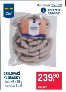 Makro Grilovací klobásky nabídka
