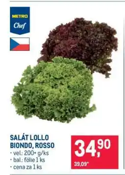Makro Salát lollo biondo, rosso nabídka
