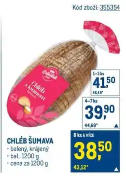Makro Chléb Šumava nabídka