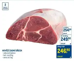 Makro Hovězí zadní ořech nabídka
