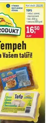 Makro Tofu nabídka