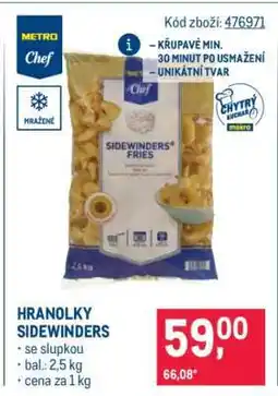 Makro HRANOLKY SIDEWINDERS nabídka