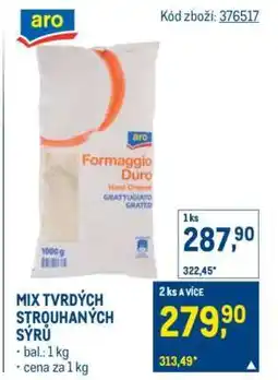 Makro Mix tvrdých strouhaných sýrů nabídka