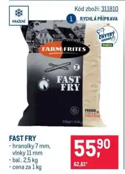 Makro Fast Fry nabídka