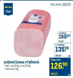 Makro Dušená šunka výběrová nabídka
