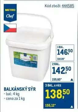 Makro Balkánský sýr nabídka