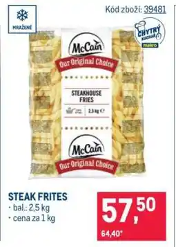Makro Steak Frites nabídka