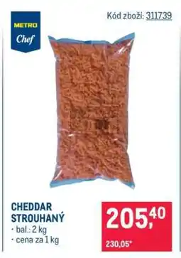 Makro Cheddar strouhaný nabídka