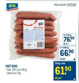 Makro Hot Dog nabídka