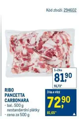Makro RIBO PANCETTA CARBONARA nabídka