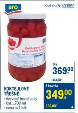 Makro Koktejlové třešně nabídka