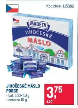 Makro JIHOČESKÉ MÁSLO PORCE nabídka