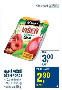 Makro HAMÉ VIŠEŇ DŽEM PORCE nabídka