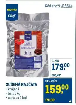 Makro Sušená rajčata nabídka
