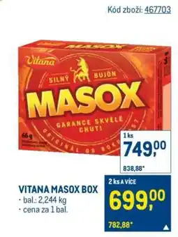 Makro VITANA MASOX BOX nabídka