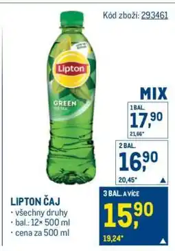 Makro Lipton čaj nabídka