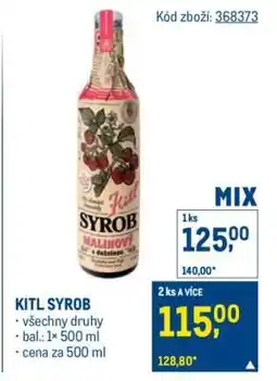 Makro Kitl Syrob nabídka