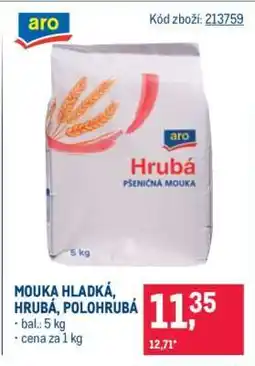 Makro Mouka hladká, hrubá, polohrubá nabídka