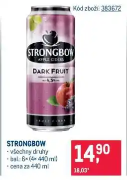 Makro Strongbow nabídka