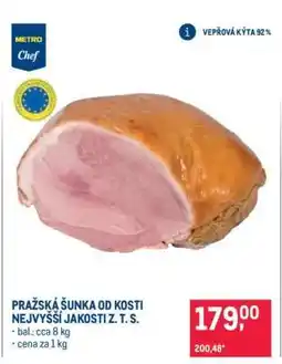 Makro PRAŽSKÁ ŠUNKA OD KOSTI NEJVYŠŠÍ JAKOSTI Z. T. S nabídka