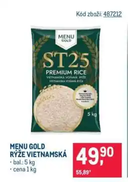 Makro MENU GOLD RÝŽE VIETNAMSKÁ nabídka