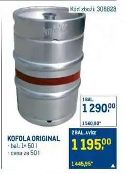 Makro Kofola Original nabídka
