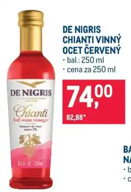 Makro De Nigris Chianti vinný ocet červený nabídka