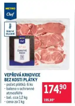 Makro Vepřová krkovice bez kosti – plátky nabídka