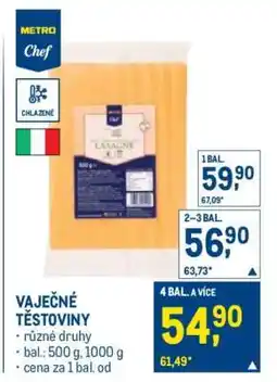 Makro VAJEČNÉ TĚSTOVINY nabídka