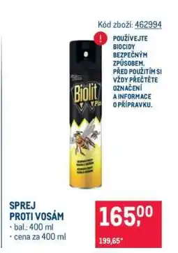 Makro SPREJ PROTI VOSÁM nabídka