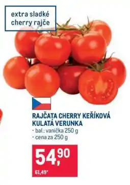 Makro RAJČATA CHERRY KEŘÍKOVÁ KULATÁ VERUNKA nabídka