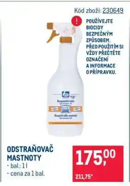 Makro Odstraňovač mastnoty nabídka