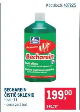 Makro BECHAREIN ČISTIČ SKLENIC nabídka