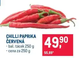 Makro CHILLI PAPRIKA ČERVENÁ nabídka