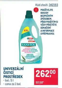 Makro Univerzální čisticí prostředek nabídka