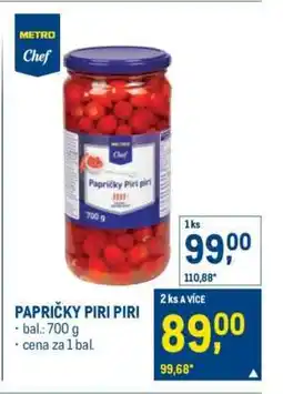 Makro Papričky Piri Piri nabídka
