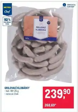 Makro Grilovací klobásky nabídka