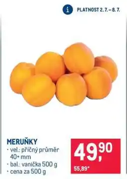 Makro Meruňky nabídka