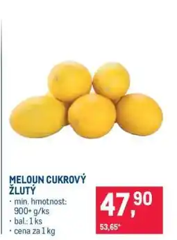Makro Meloun cukrový žlutý nabídka