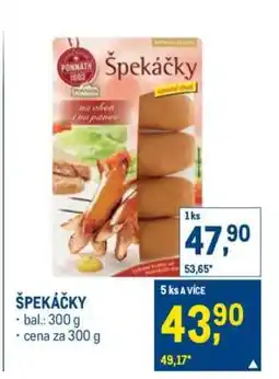 Makro ŠPEKÁČKY nabídka